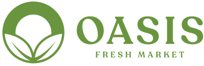 A theme logo of Oasis Fresh Market