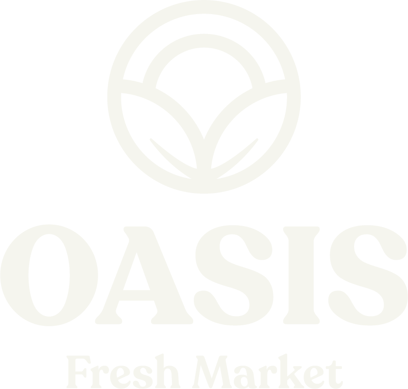 A theme logo of Oasis Fresh Market